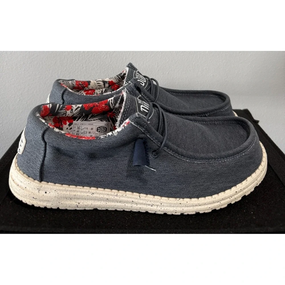 Hey Dude Men’s Navy Canvas